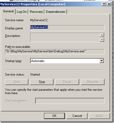 dotnetstep: Get WindowService Executable Path In .NET